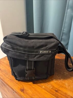 Diamond Supply Co. Black Canvas Crossbody Bag (repurposed camera/lens case)